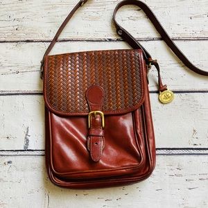 Vintage Brahmin Concordia Woven Crossbody